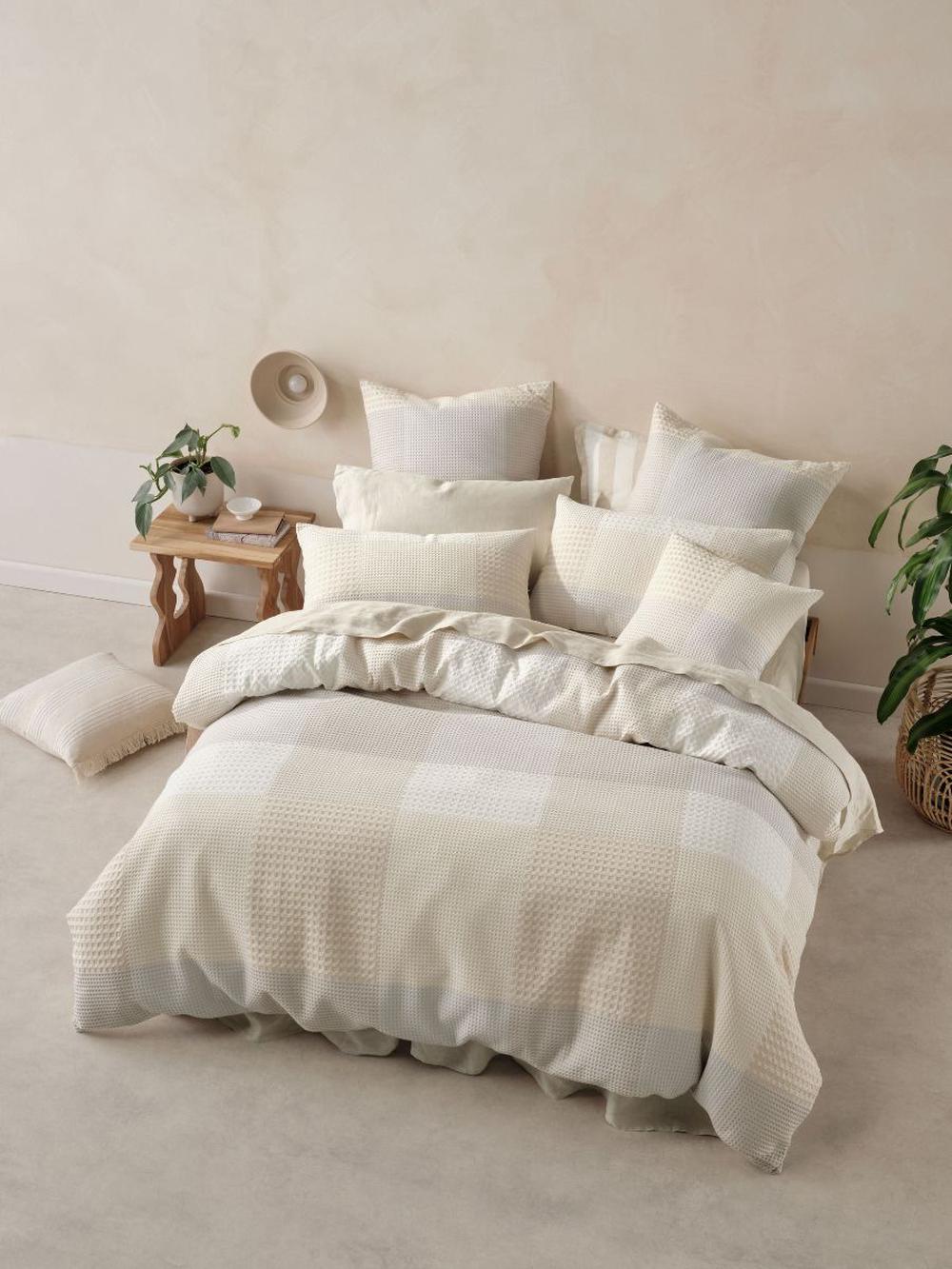 Baleares Quilt Cover Set (Natural), 9317146537194