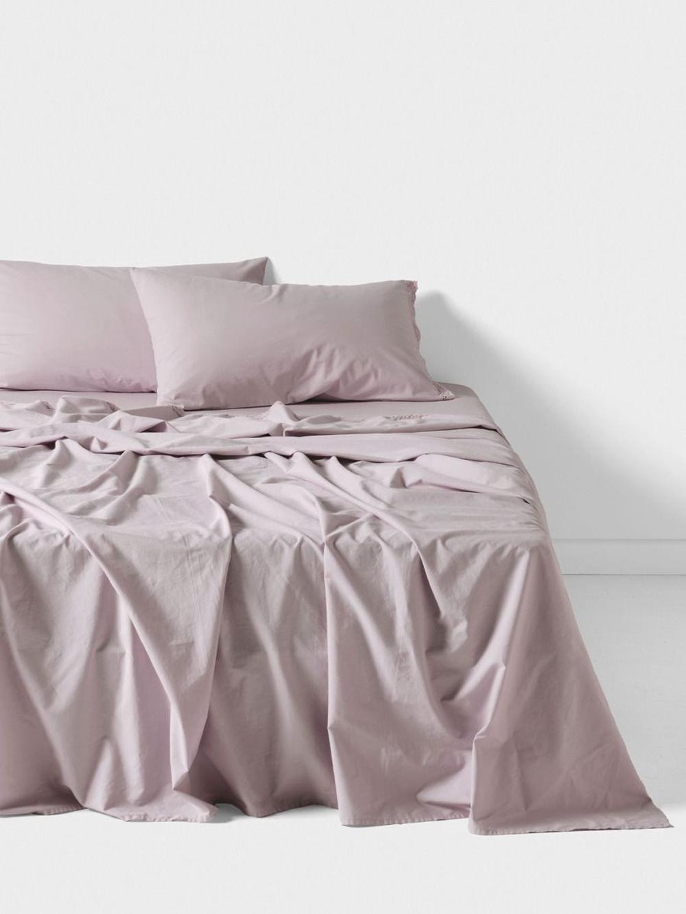 Linen House Marion Lavender Sheet Set (Lavender) - Queen, 9317146540187