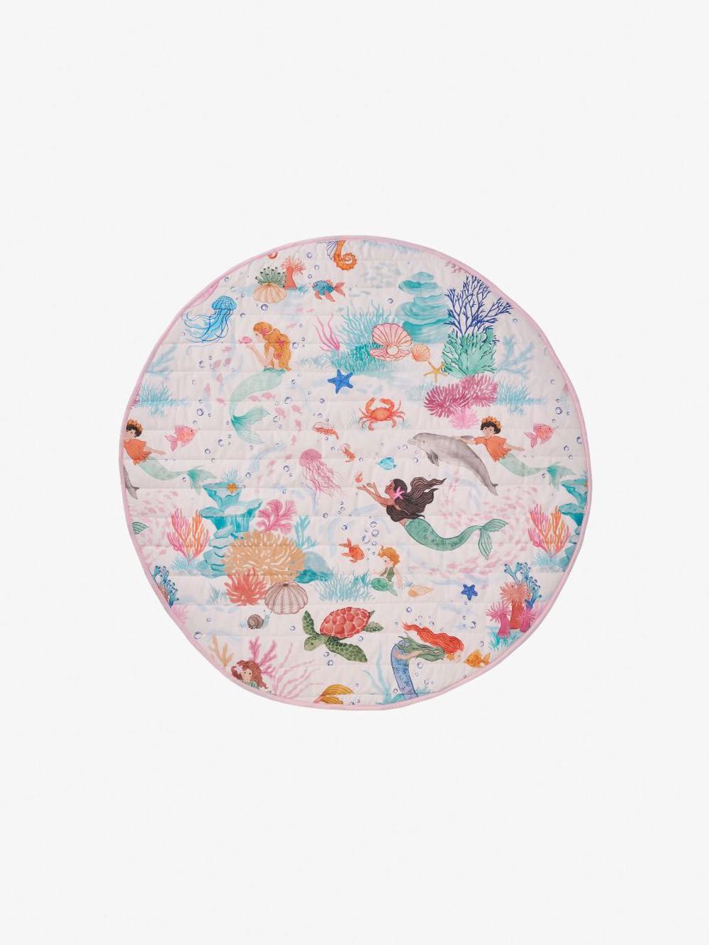 Linen House Kids Ocean Magic Play Mat - 120cm, 9317146540545