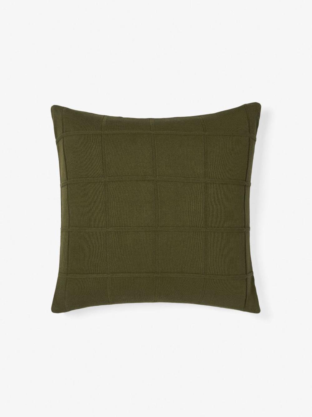 Linen House Walter Olive Cushion - 48x48cm, 9317146549579