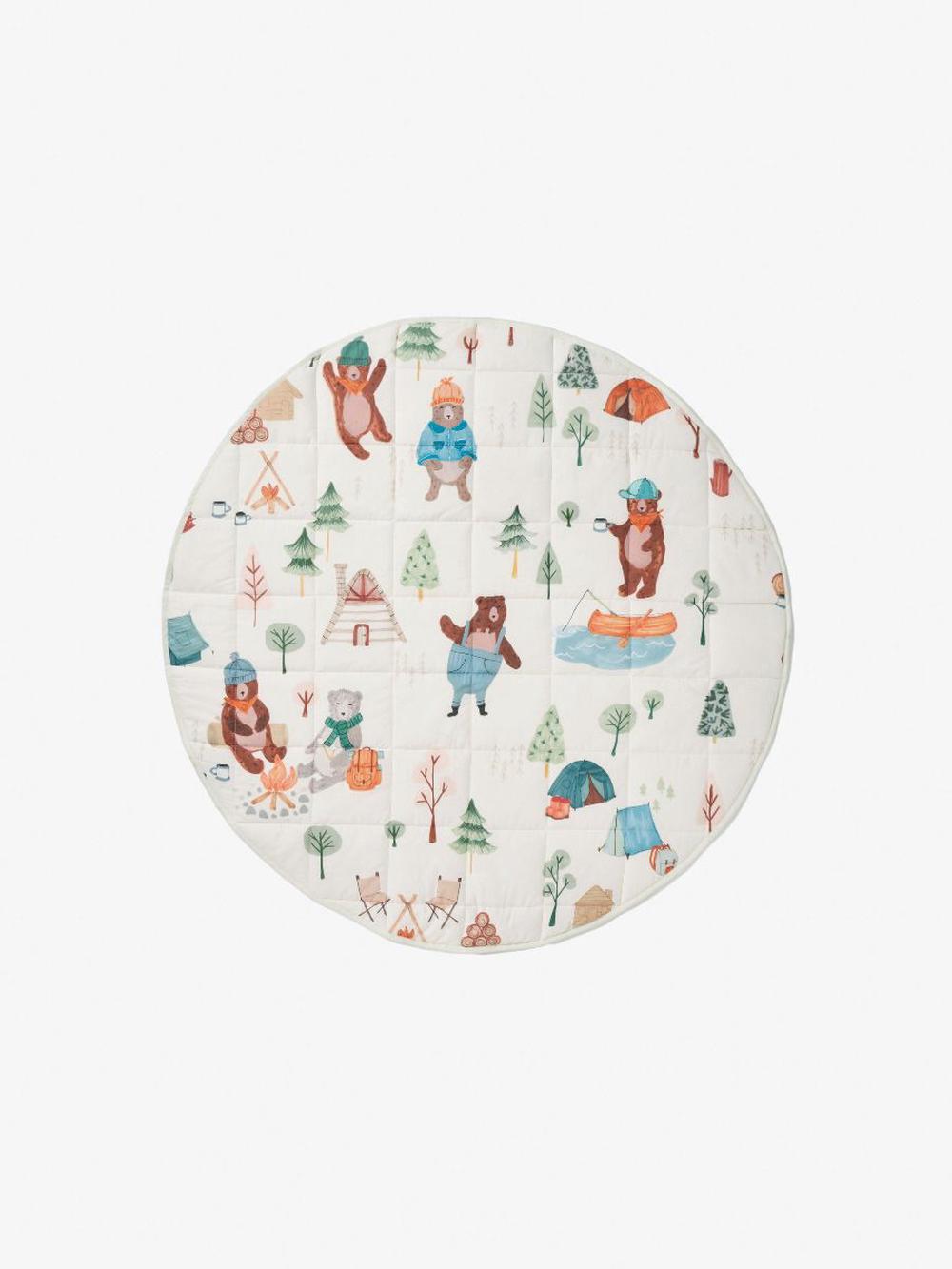 Camping Bears Play Mat - 120cm, 9317146550193