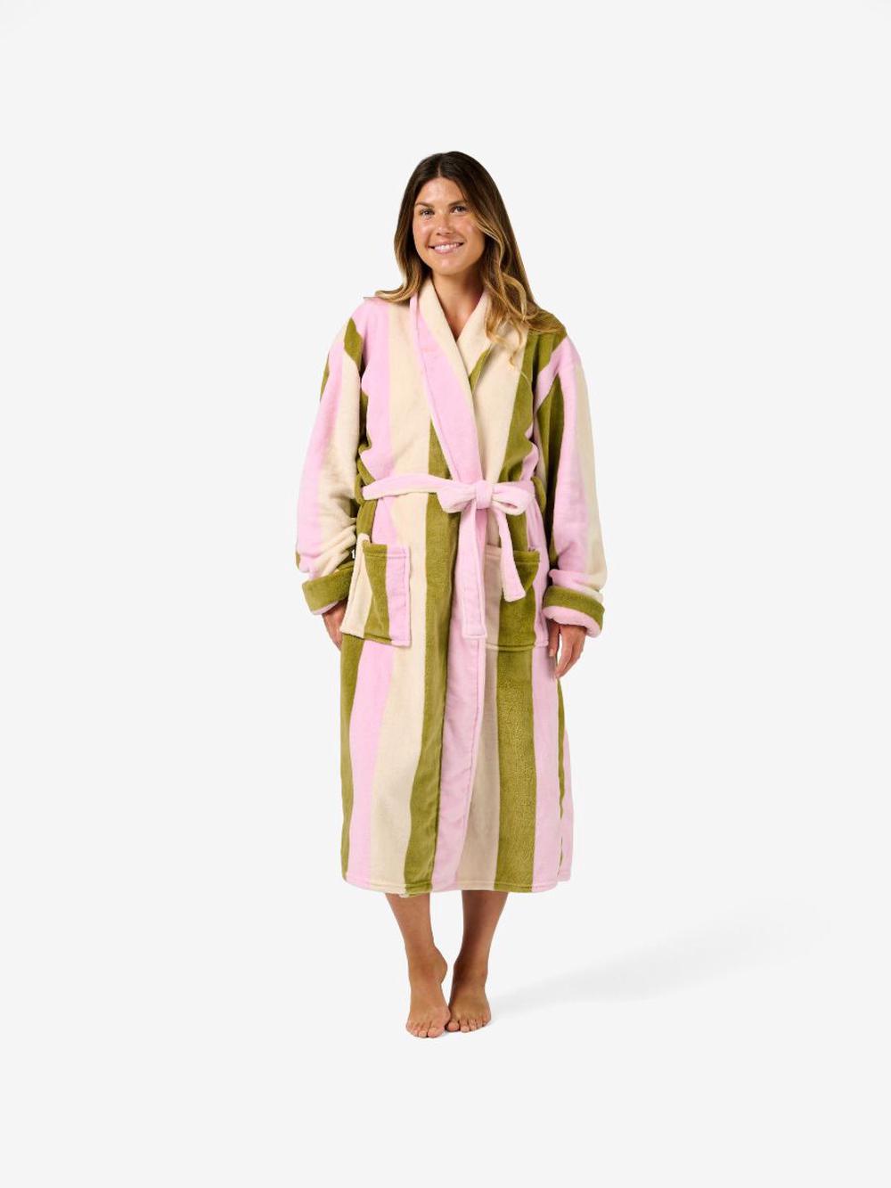 Plush Palazzo Robe (Olive), 9317146552333