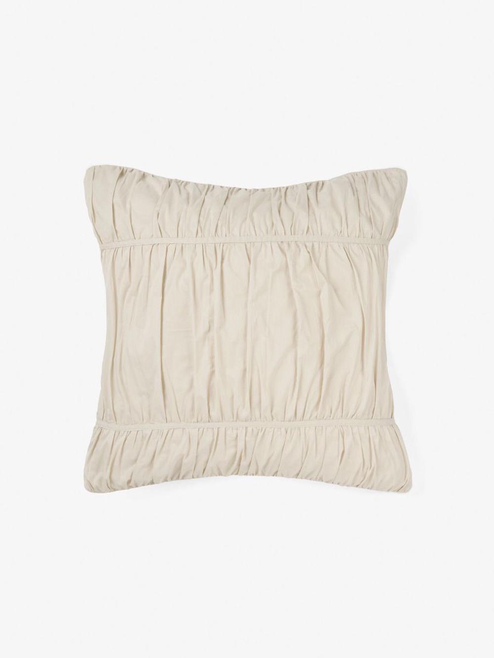 Layla Natural European Pillowcase - 65x65cm, 9317146553583