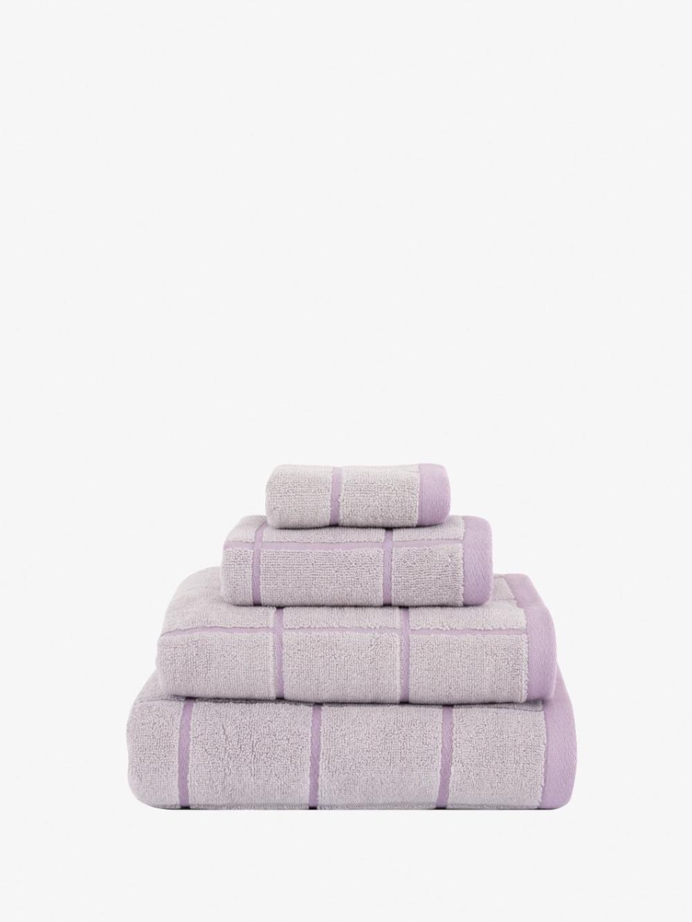 Linen House Geneva Bath Towel (Mauve) - 45 x 65cm by Linen House - ISBN: 9317146555686