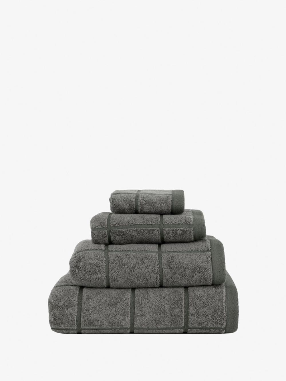 Linen House Geneva Bath Sheet (Charcoal) - 33 x 33cm by Linen House - ISBN: 9317146555723