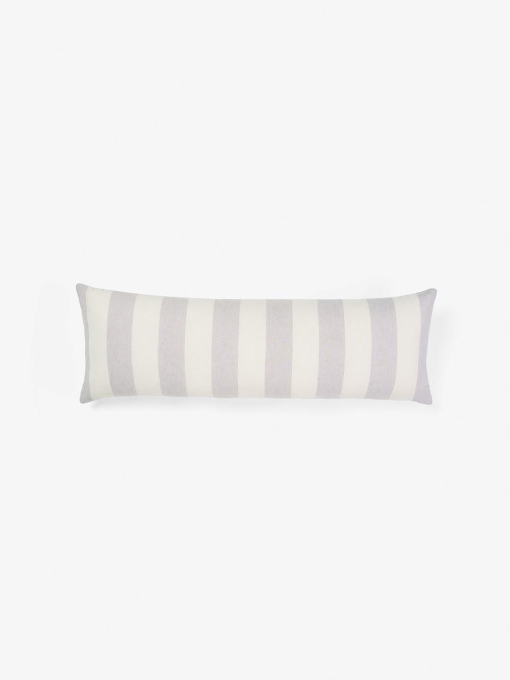 Linen House Vintage Stripe Cushion (Lavender) - 30cmx90cm, 9317146557611
