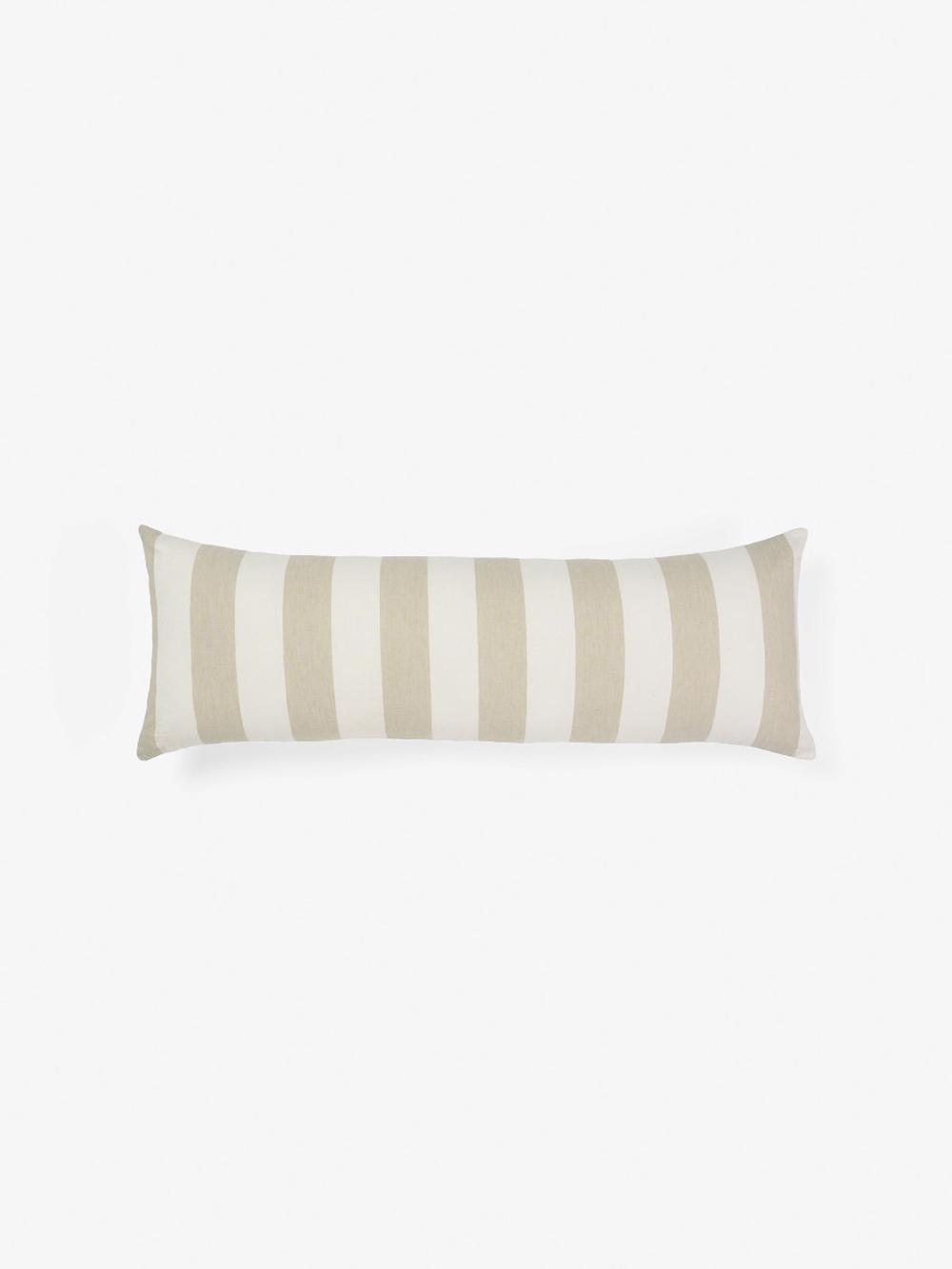 Linen House Vintage Stripe Cushion (Natural) - 30cmx90cm, 9317146557642