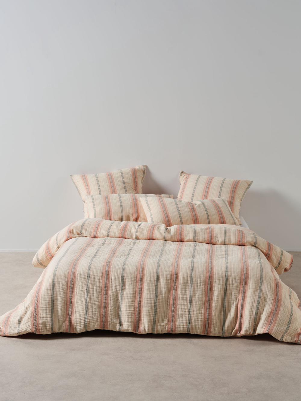 Linen House Coolum Quilt Cover Set (Papaya) - King, 9317146558106