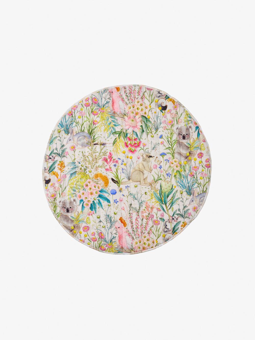 Linen House Kids x Lauren Stringini Bush Folk Play Mat - 120cm, 9317146558472