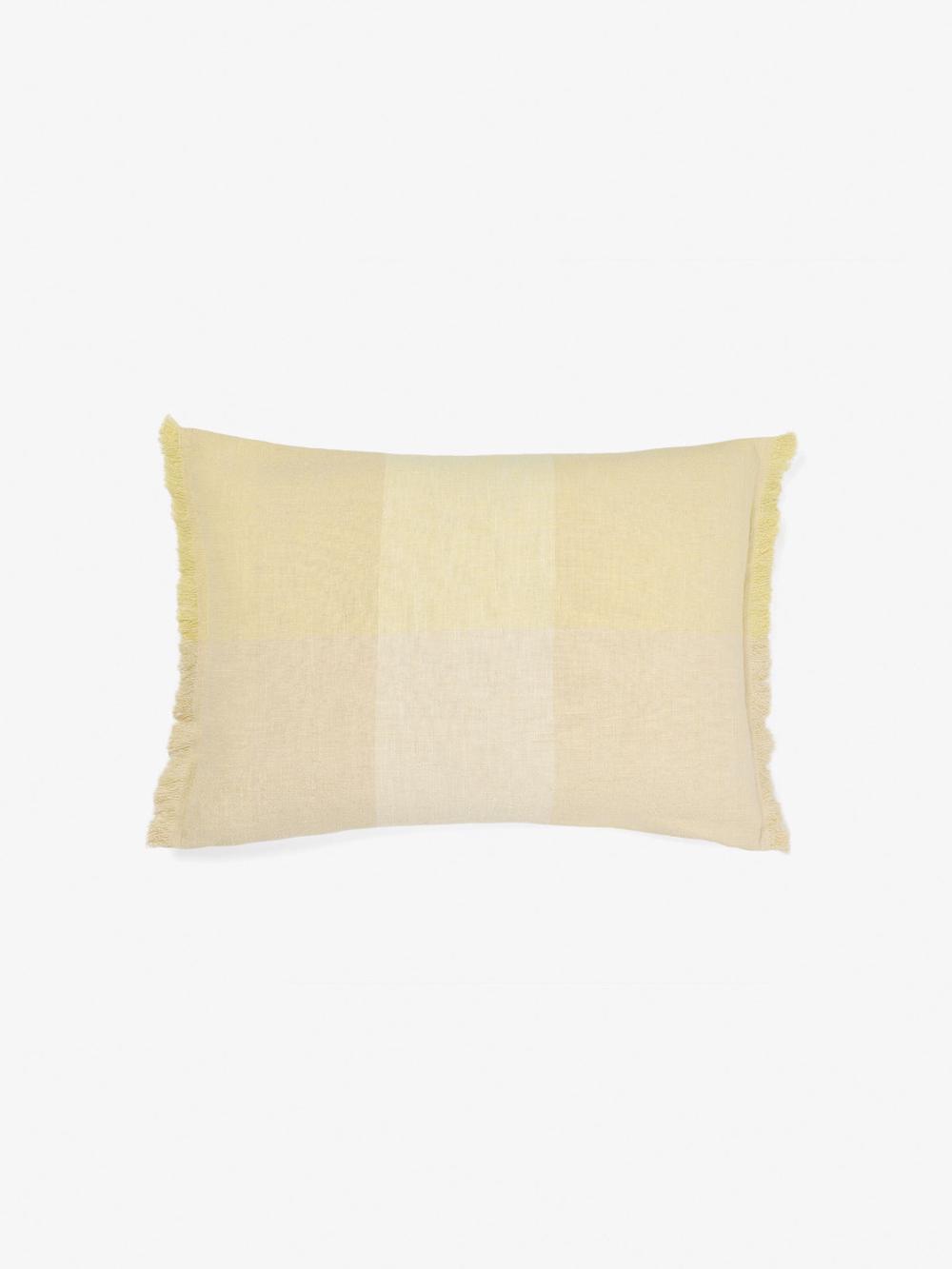 Linen House Allenvale Cushion (Butter) - 40cmx60cm, 9317146560901
