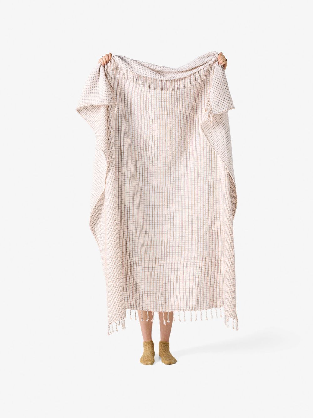 Linen House Lorne Throw (Ginger) - 140 x 180cm by Linen House - ISBN: 9317146561014