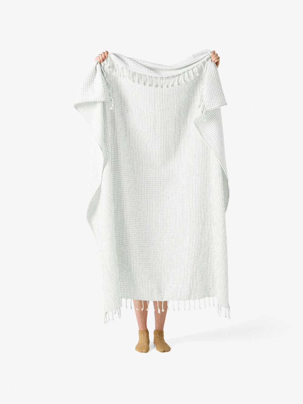 Linen House Lorne Throw (Jade) - 140 x 180cm, 9317146561021