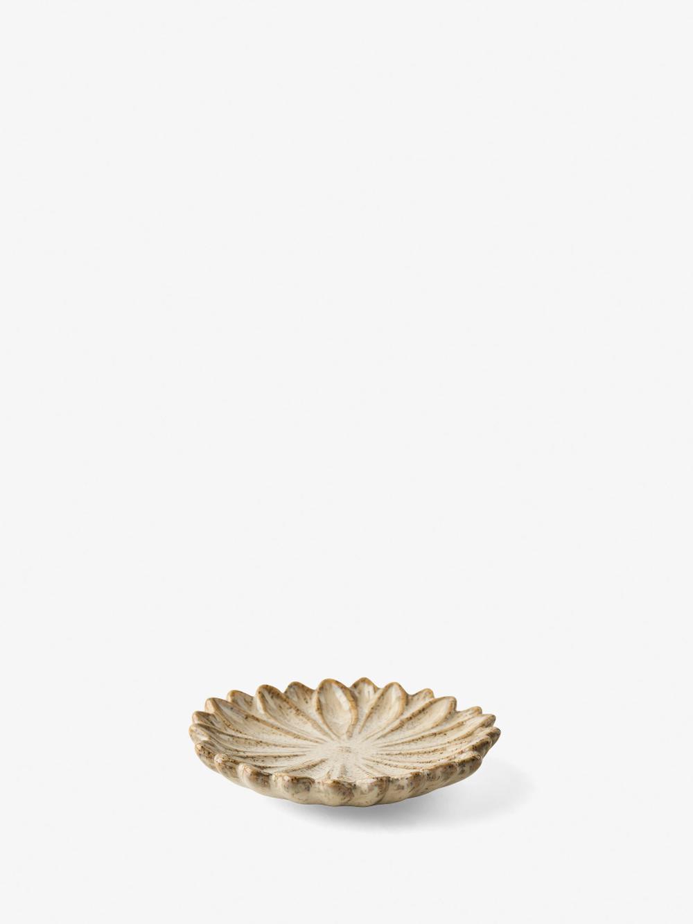 Linen House Daisy Trinket Plate (Natural) - 10cm, 9317146565890