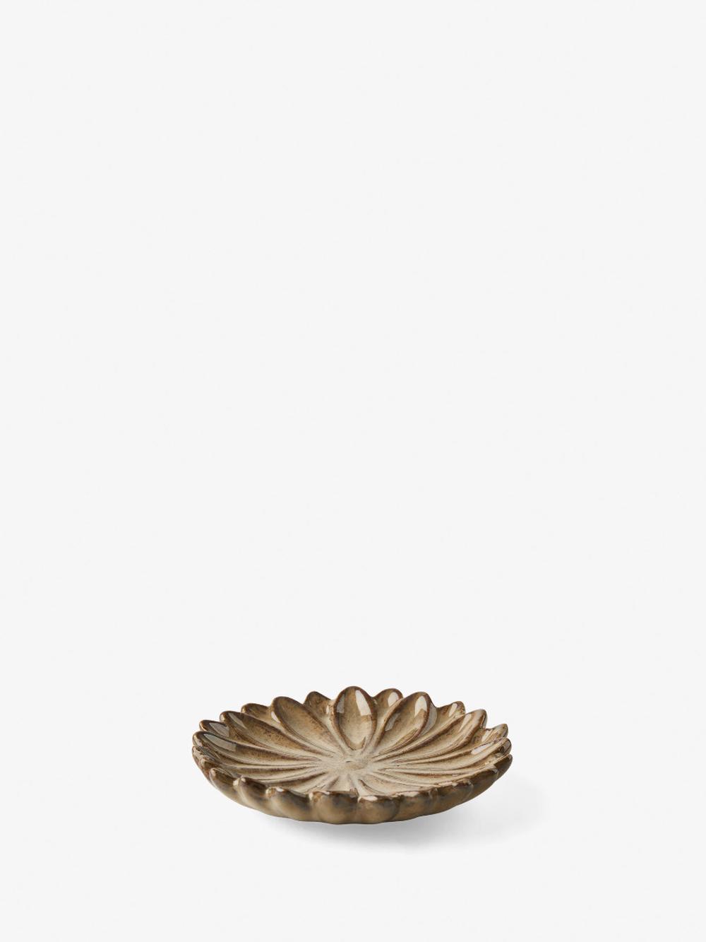 Linen House Daisy Trinket Plate (Brown) - 10cm, 9317146565913