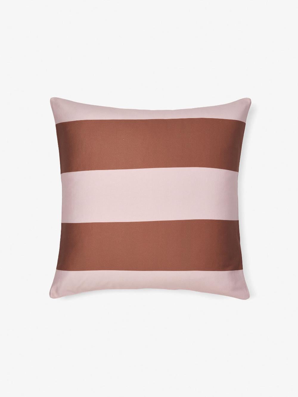 Linen House Rugby Stripe European Pillowcase (Orchid) - 65x65cm by Linen House - ISBN: 9317146566798