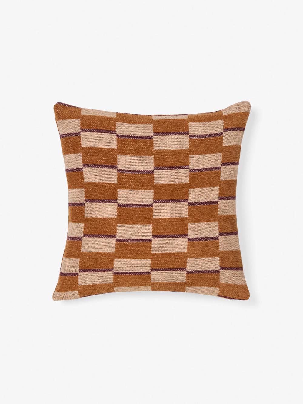 Linen House Longley Cushion (Ginger) - 48x48cm, 9317146567580