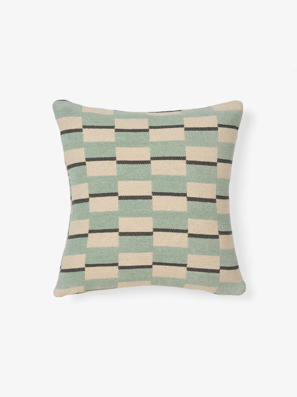 Linen House Longley Cushion (Jade) - 48x48cm, 9317146567597