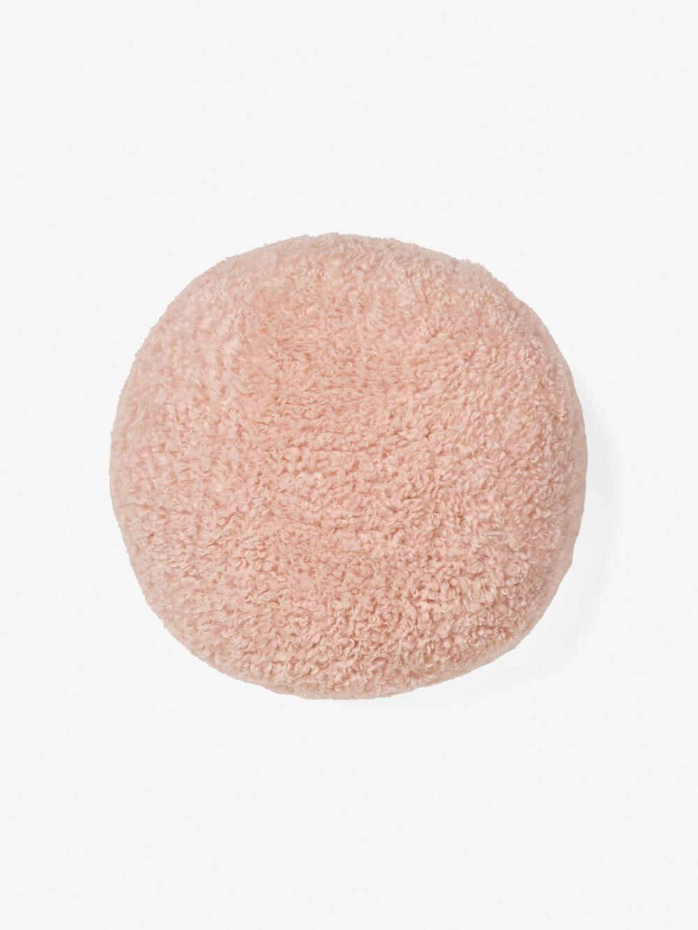 Linen House Shetland Cushion, Round (Blush) - 43cm, 9317146567658