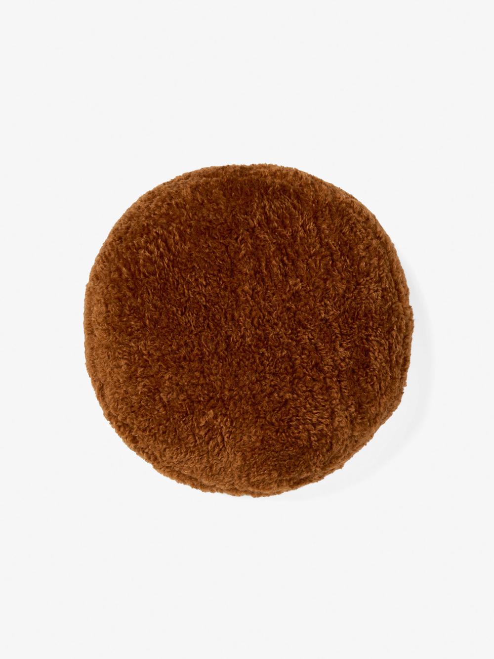 Linen House Shetland Cushion, Round (Cinnamon) - 43cm, 9317146567672