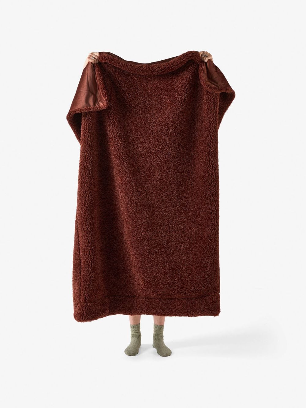 Linen House Shetland Throw (Chestnut) - 130x170cm by Linen House - ISBN: 9317146567764