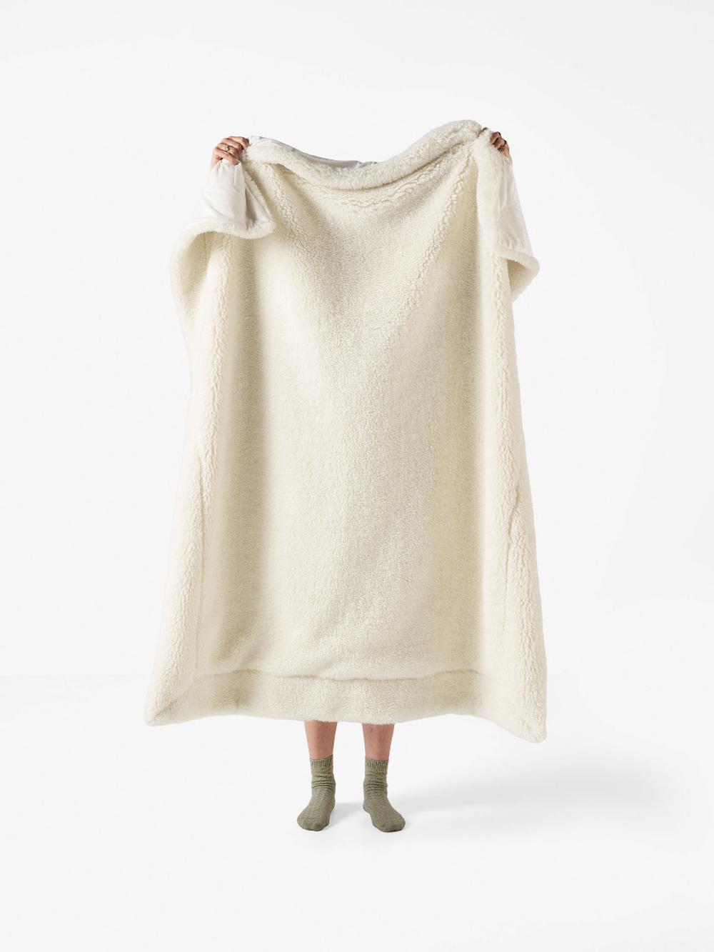 Linen House Shetland Throw (Cream) - 130x170cm, 9317146567788
