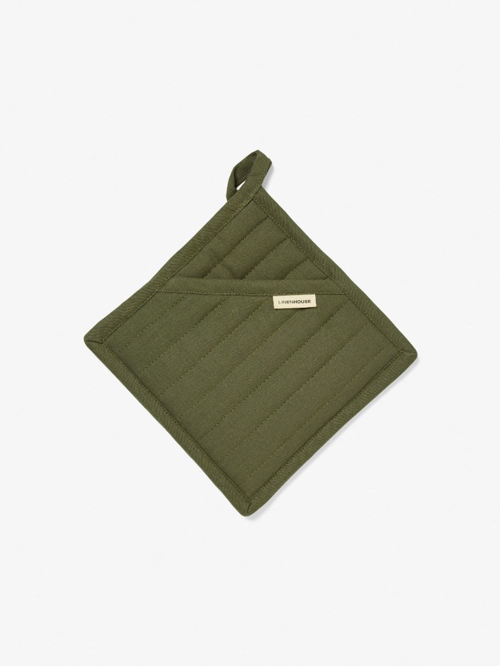 Linen House Holmes Pot Holder (Moss) - 20x20cm by Linen House - ISBN: 9317146568976