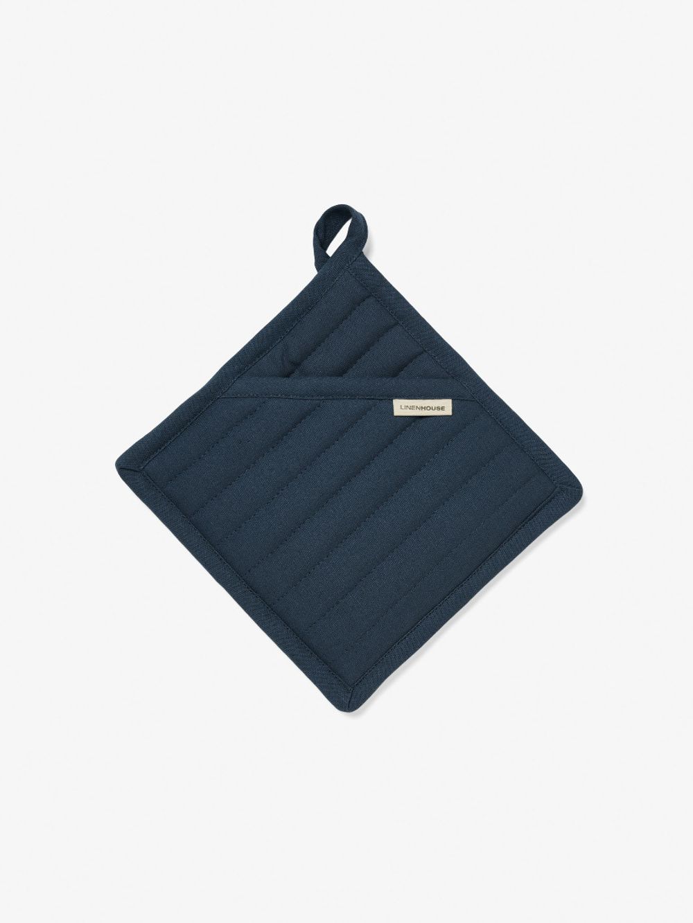 Linen House Holmes Pot Holder (Navy) - 20x20cm by Linen House - ISBN: 9317146568983