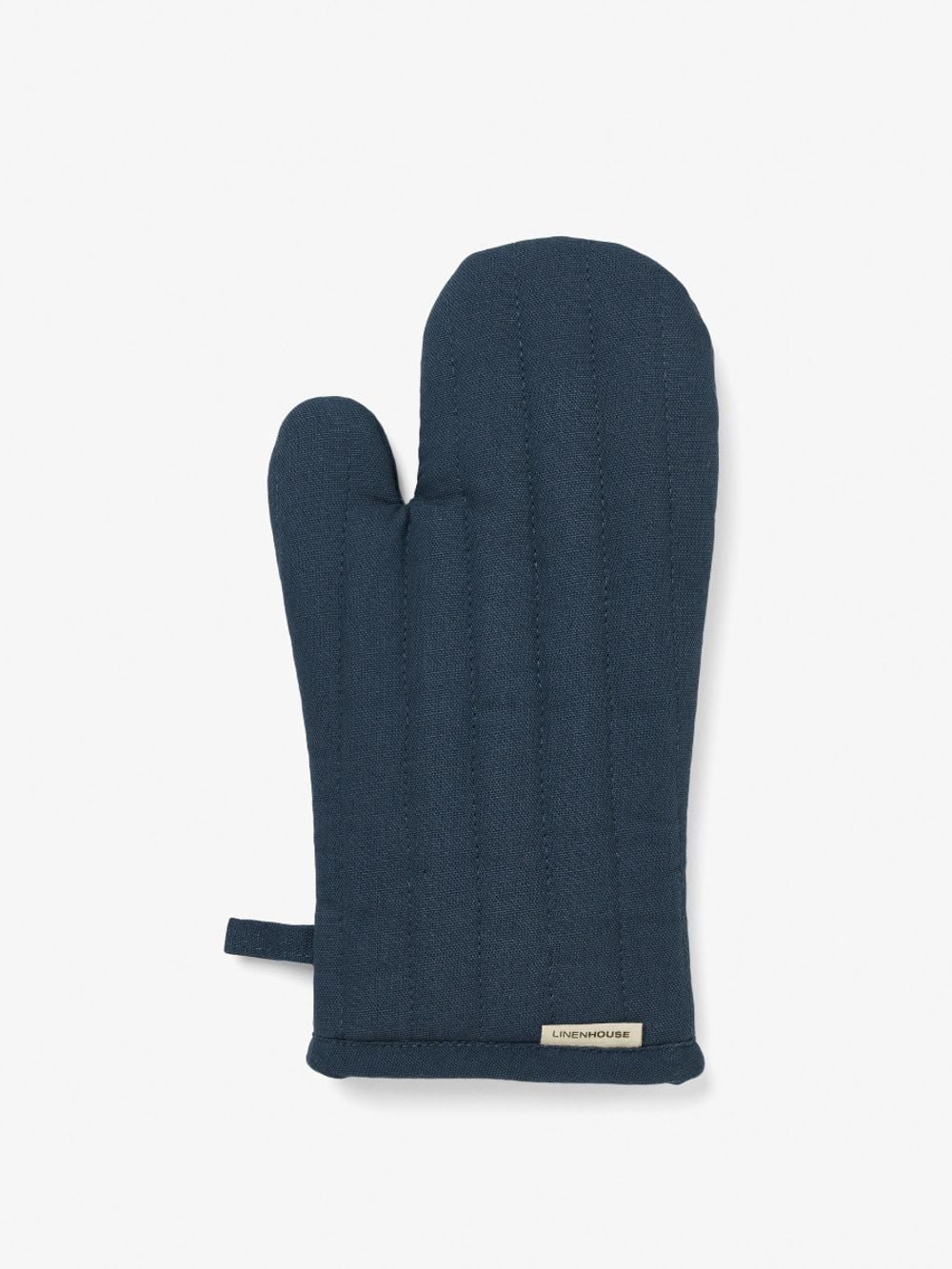 Linen House Holmes Oven Glove (Navy) - 18x30cm by Linen House - ISBN: 9317146569010