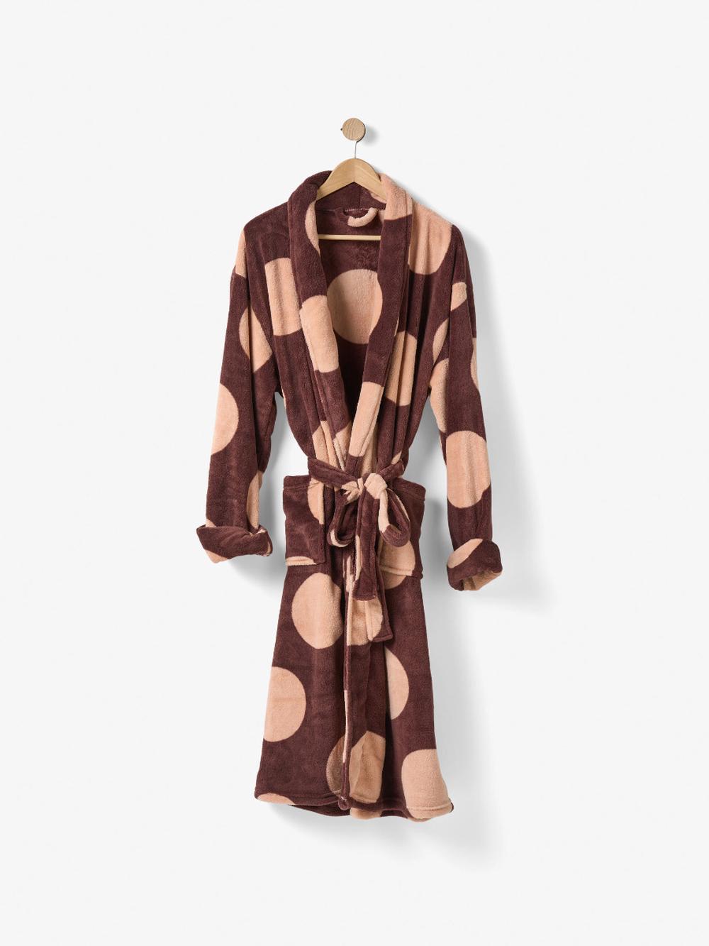 Linen House Pluto Robe (Chocolate) - Fits Most, 9317146569997