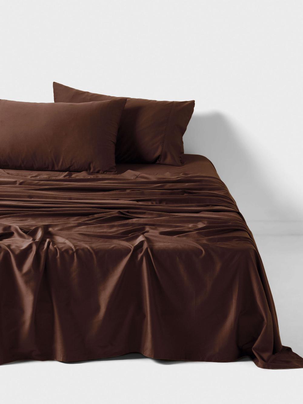 Linen House Nara Sheet Set (Chocolate) - Double by Linen House - ISBN: 9317146570221