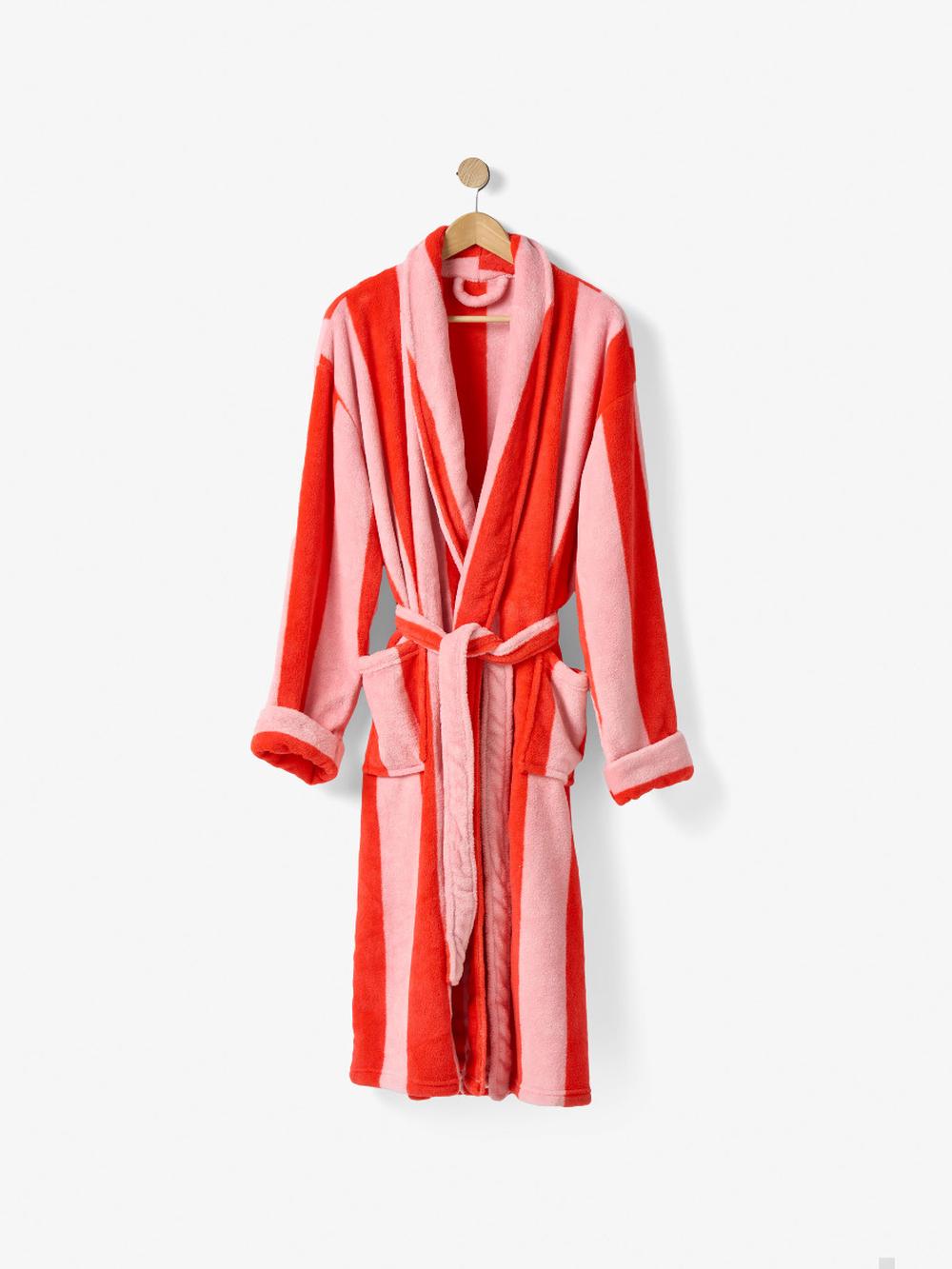 Linen House Plush Ocean City Robe (Tomato) - XL, 9317146570313