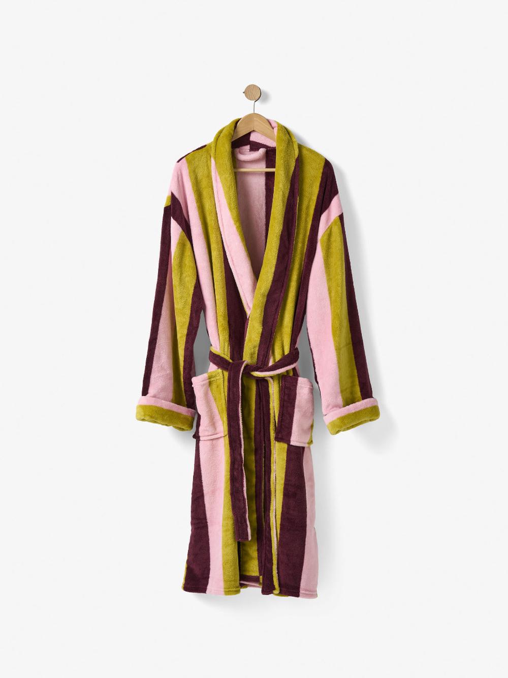 Linen House Plush Palazzo Robe (Plum) - XL, 9317146570351