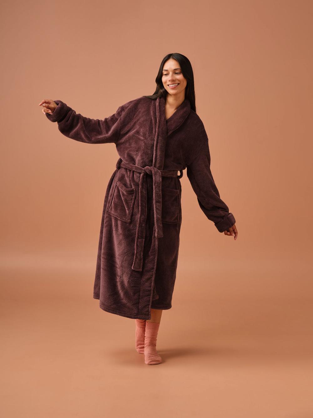 Linen House Plush Robe (Plum) - XL by Linen House - ISBN: 9317146570399