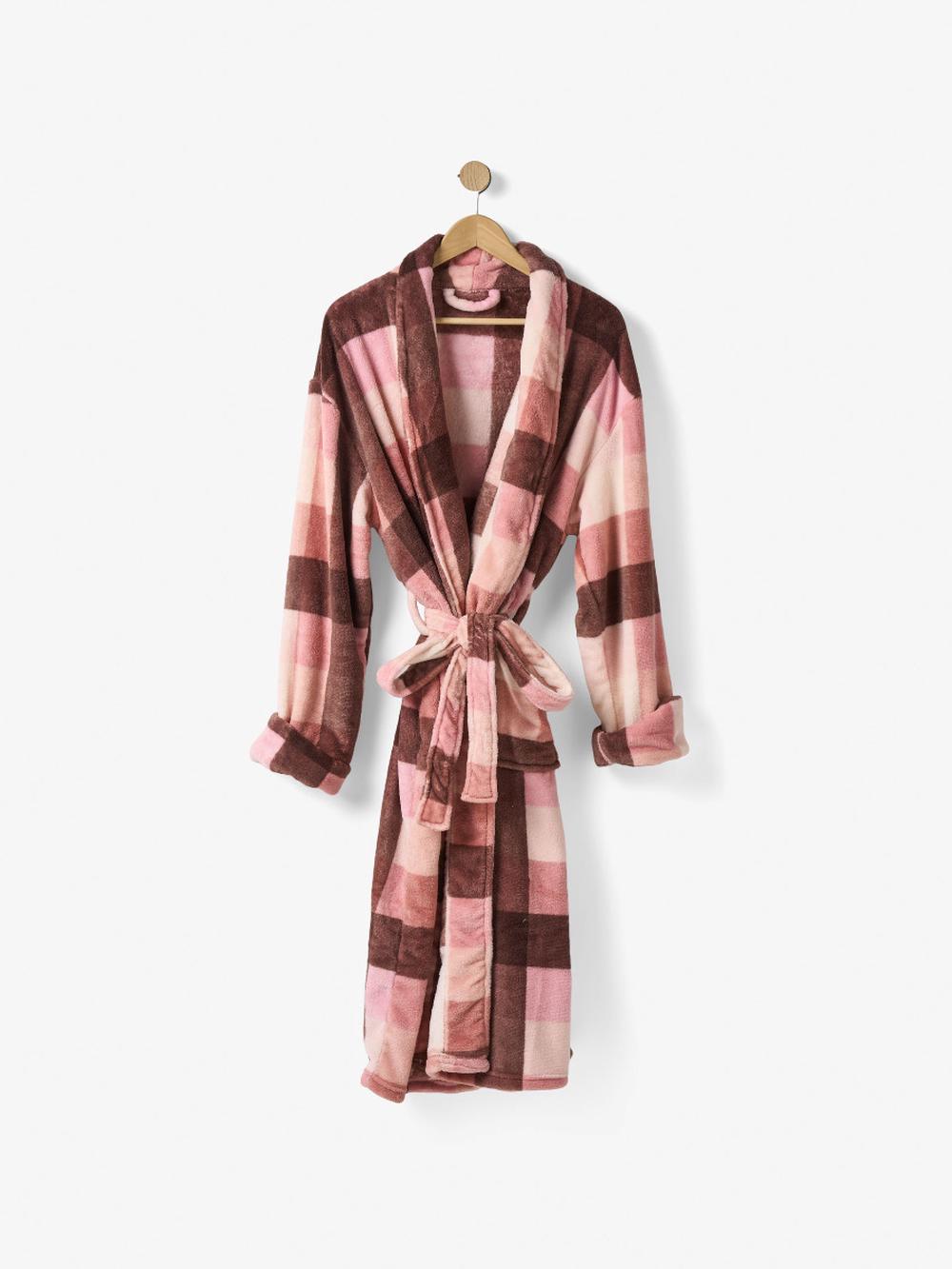 Linen House Alec Robe (Plum) - XL, 9317146570610
