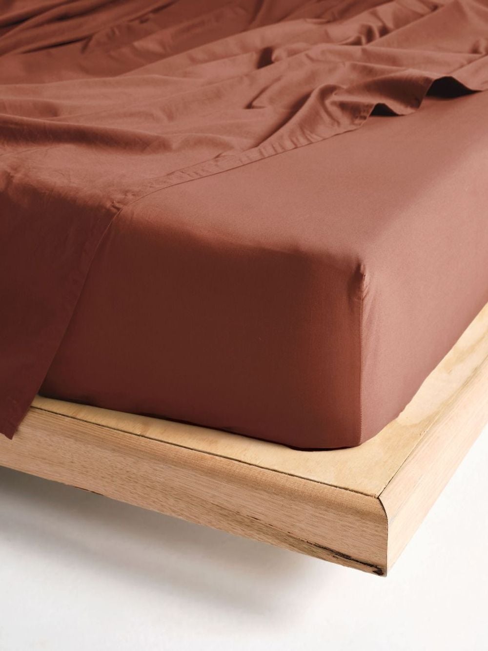 Linen House Augusta Fitted Sheet (Brick) - Long Single by Linen House - ISBN: 9317146573055