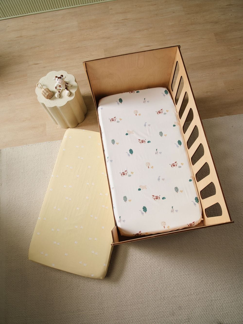 Linen House Mini Farm Cot Fitted Sheet Set, 2pcs by Linen House - ISBN: 9317146579507