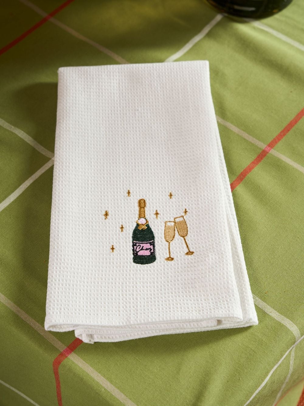 Linen House Bubbles Embroidered Tea Towel (White) - 50cm x 70cm by Linen House - ISBN: 9317146581739