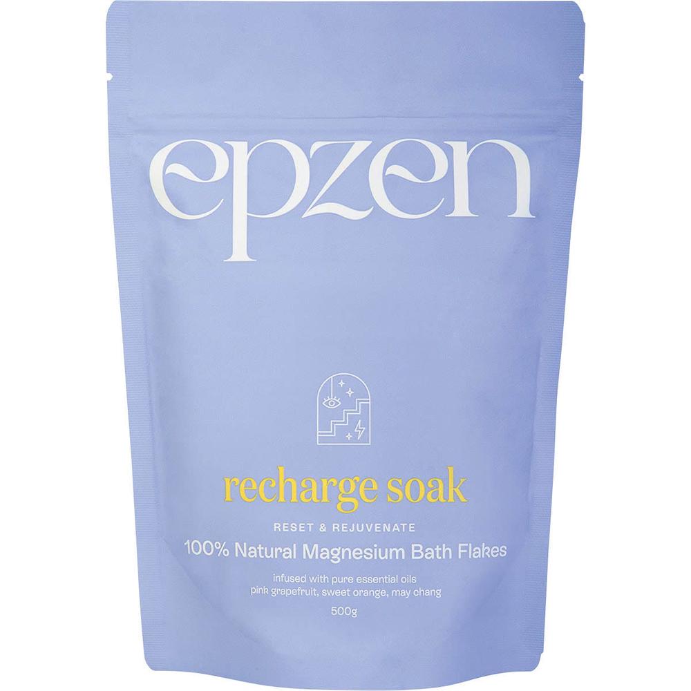 Magnesium Bath Flakes Recharge Soak - 500g, 9317222001014