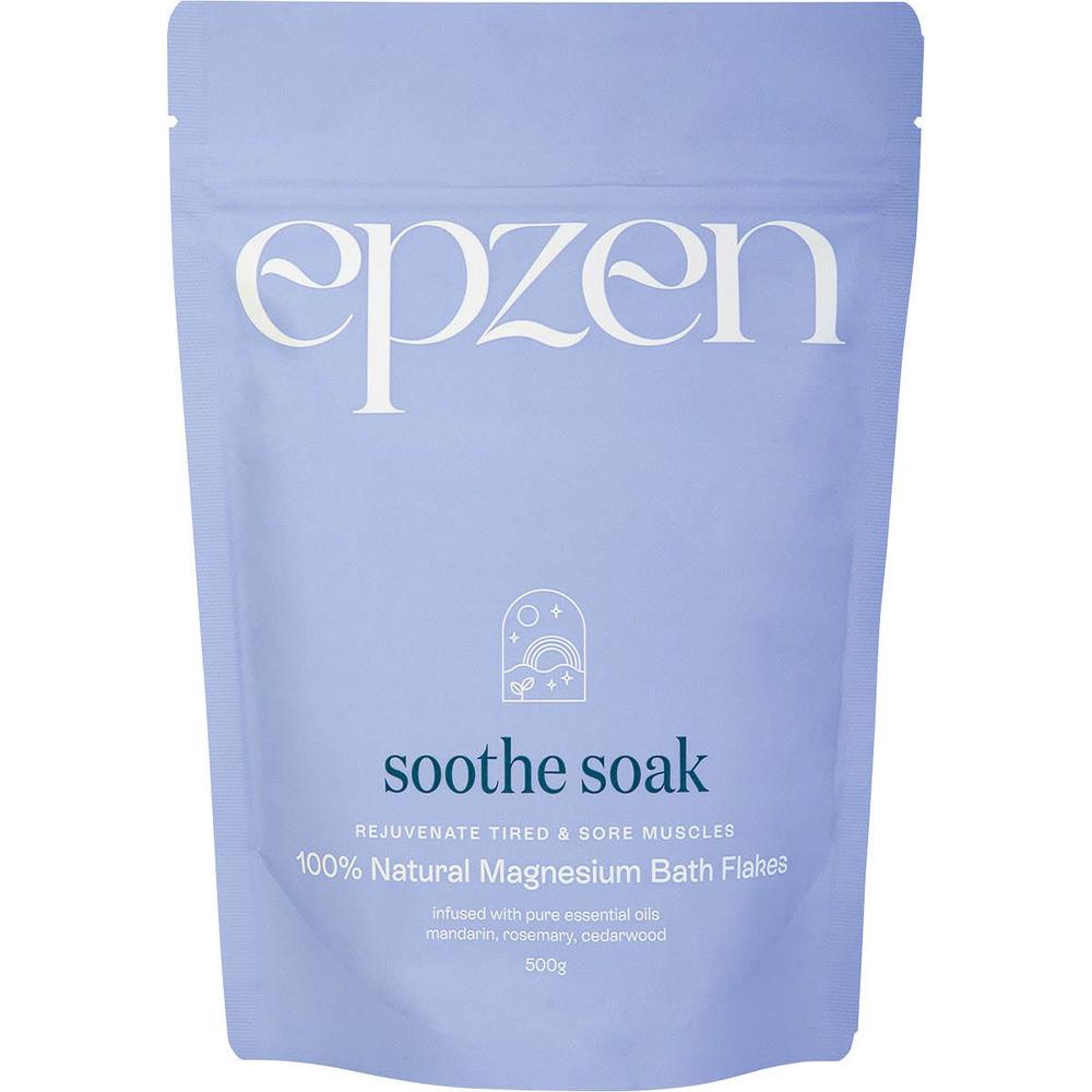 Magnesium Bath Flakes Soothe Soak - 500g, 9317222001045