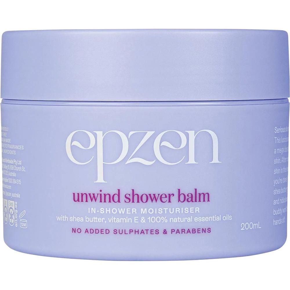 Unwind Shower Balm In-Shower Moisturiser - 200mL, 9317222001113