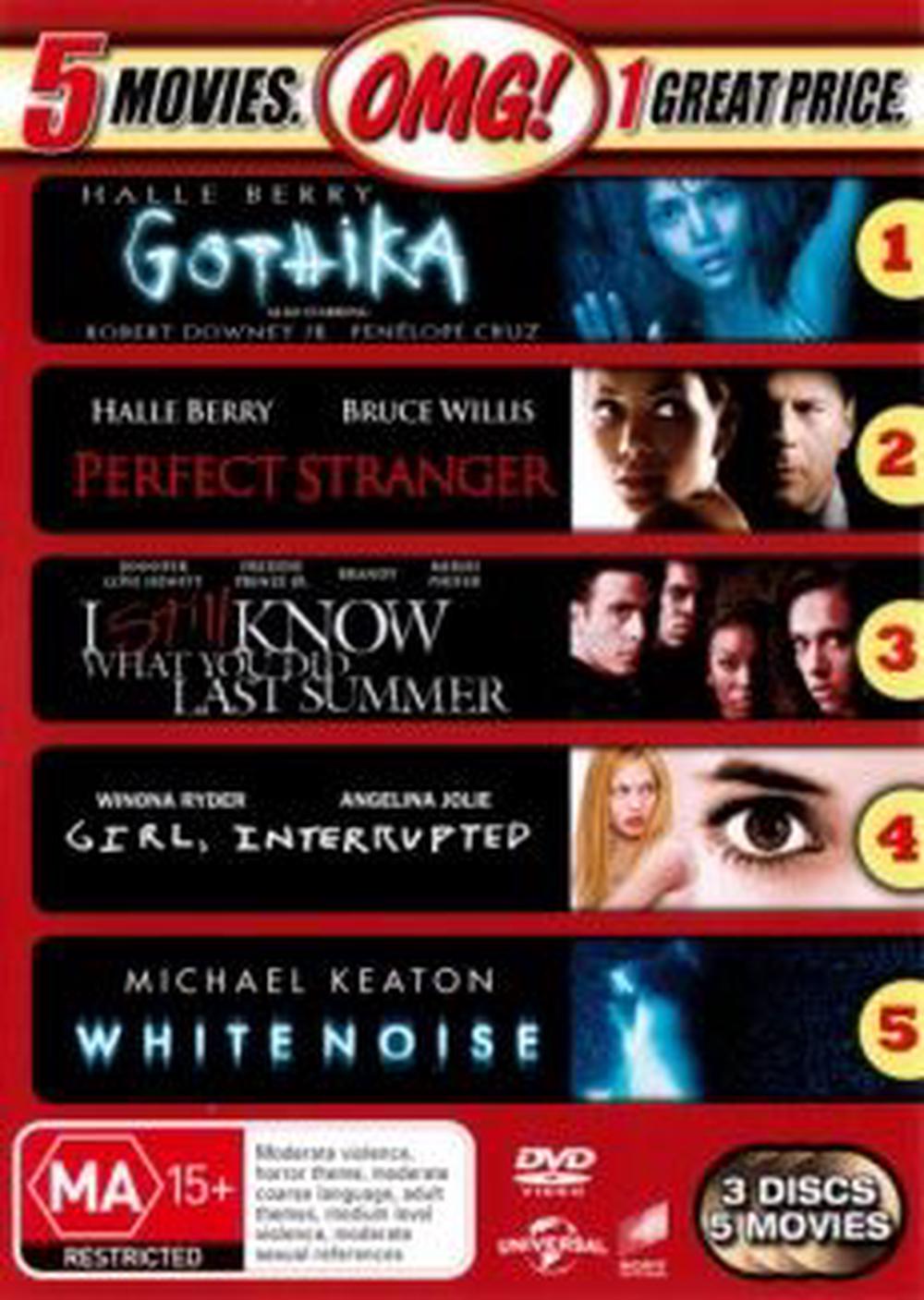 Girl Interrupted Gothika I Still Know What You Did Last Summer Perfect Stranger White Noise Dvd Buy Online At The Nile