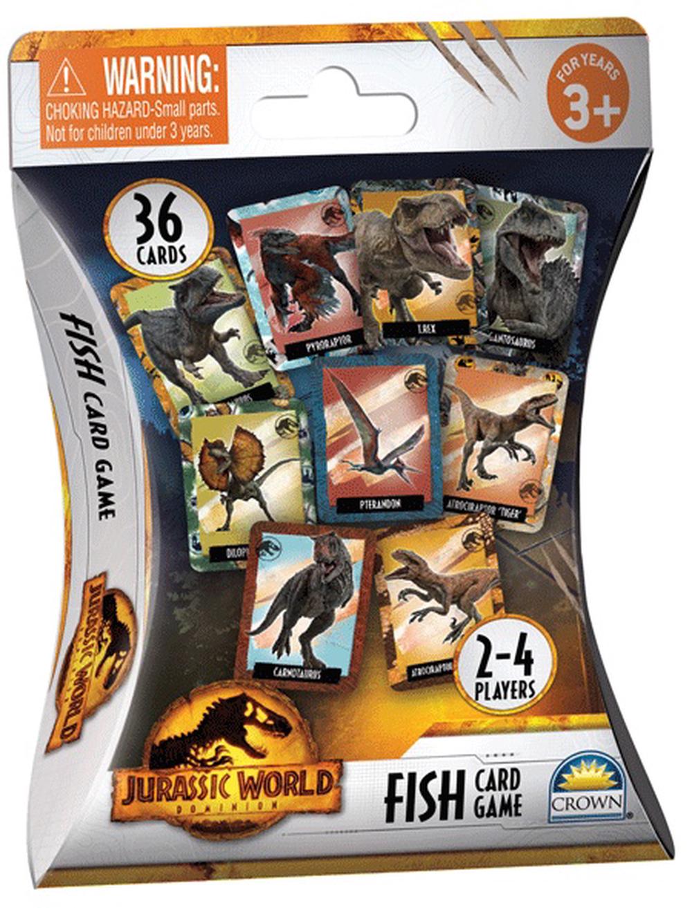 MJM Jurassic World Fish Card Game | Buy online at The Nile