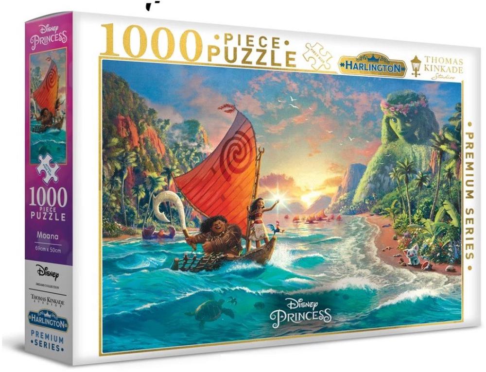 Harlington Thomas Kinkade Disney Moana Puzzle, 1000 Piece, 9317762200700
