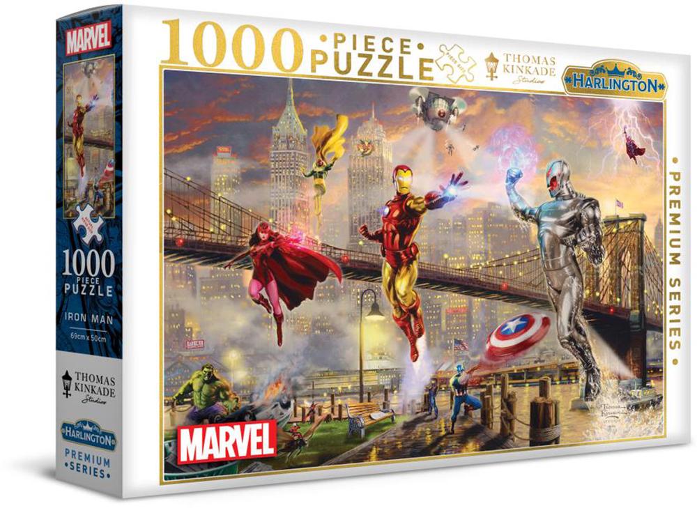 Harlington Thomas Kinkade - Marvel - Iron Man Puzzle, 1000 Piece, 9317762200786