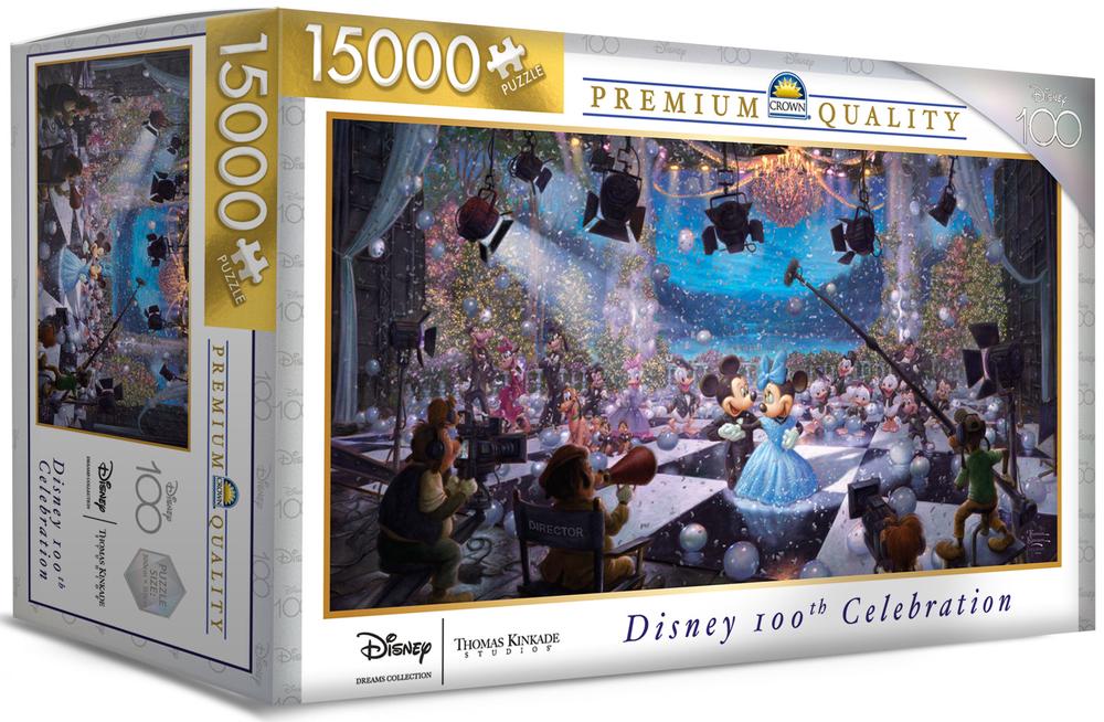Thomas Kinkade Disney 100th Celebration Puzzle, 15000 Piece, 9317762202544