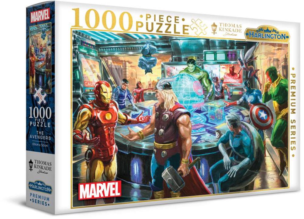 Harlington Thomas Kinkade - Marvel - The Avengers Puzzle, 1000 Piece, 9317762203107