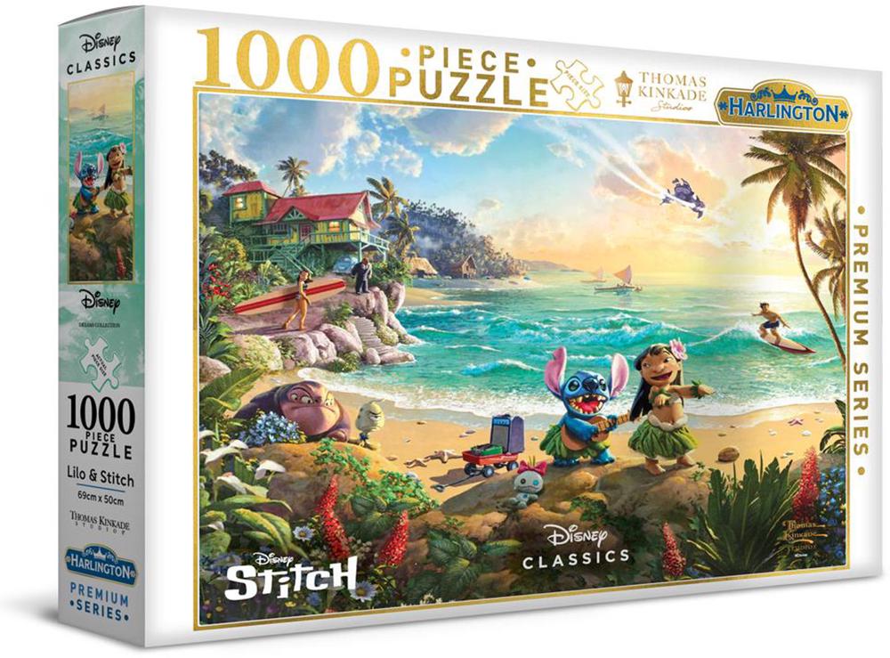 Harlington Thomas Kinkade - Disney - Lilo & Stitch Puzzle, 1000 Piece, 9317762203176