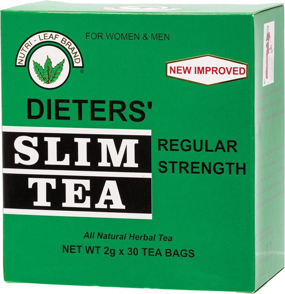 Nutri-Leaf Herbal Tea Bags Slim Tea - Regular, 30 Pieces