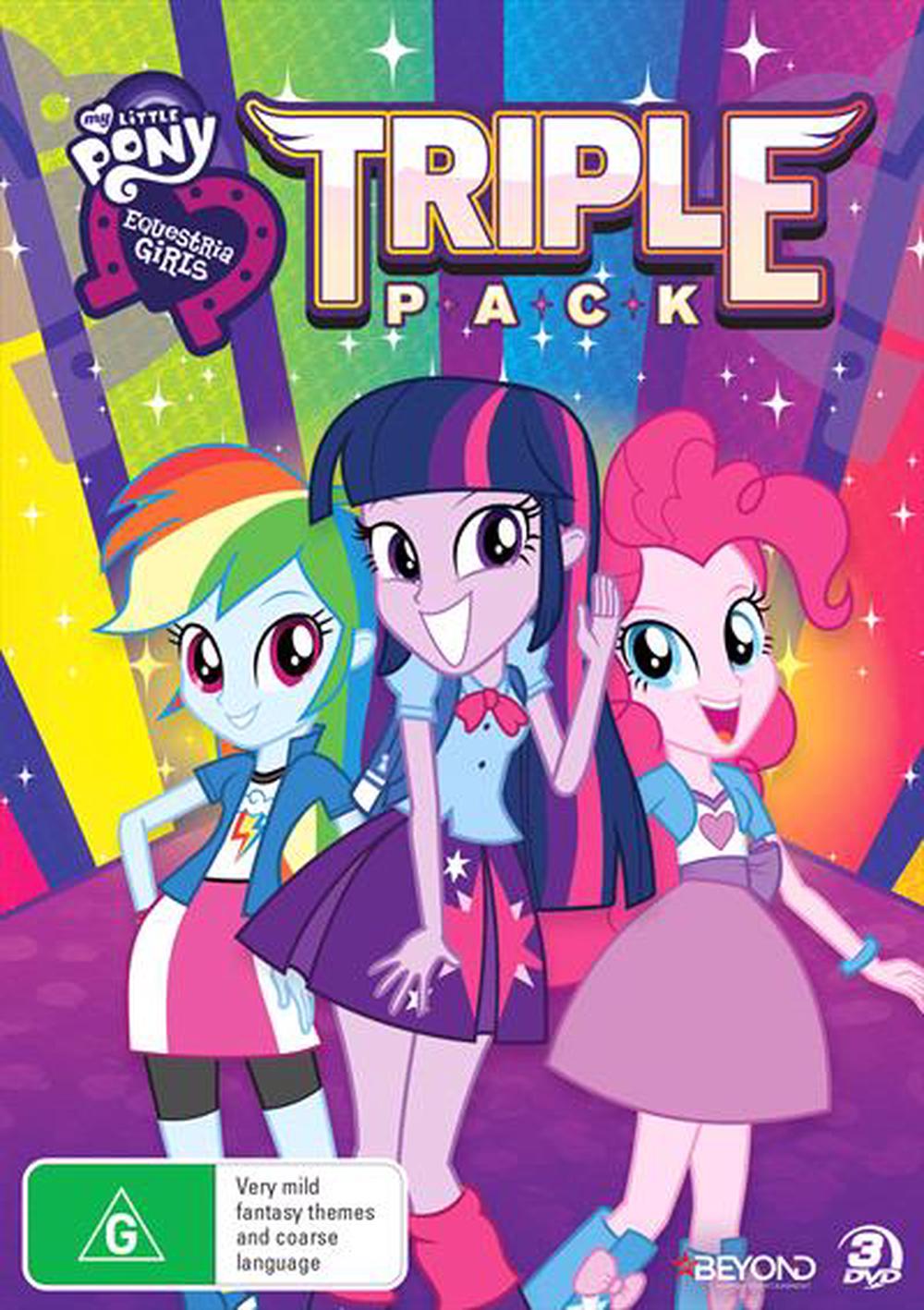 My Little Pony - Equestria Girls | Triple Pack, DVD | Buy Online At The ...