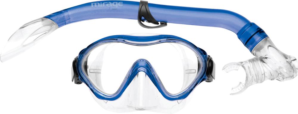 Goby Junior Silitex Mask and Snorkel Set (Blue), 9318701035384